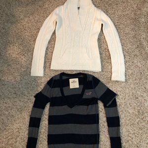 Set of 2 Hollister/Wet Seal Sweaters